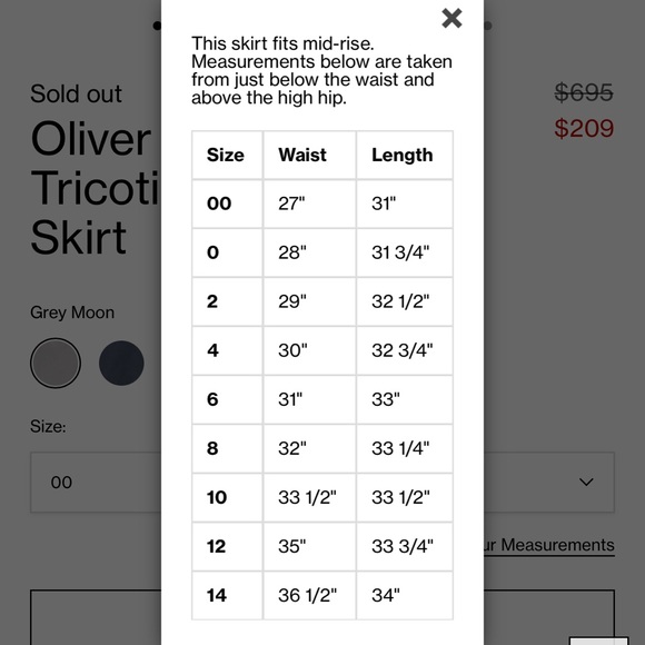 Tibi Oliver cotton pintuck skirt in moon grey, size 10, NWT $175 - Picture 8 of 9